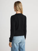 MABEL Puff-Sleeve Crewneck - W.CASHMERE