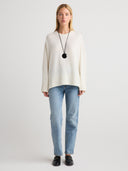 MARLO Crewneck Sweater - W.CASHMERE