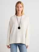 MARLO Crewneck Sweater - W.CASHMERE