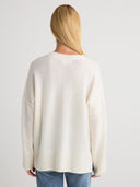 MARLO Crewneck Sweater - W.CASHMERE