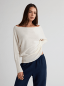MIMI Off-the-shoulder Sweater - W.CASHMERE