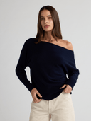 MIMI Off-the-shoulder Sweater - W.CASHMERE