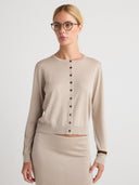 MIRA Cashmere Cardigan - W.CASHMERE