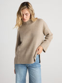 RINA Mock Neck Sweater - W.CASHMERE