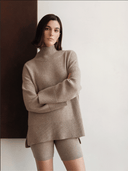 RINA Mock Neck Sweater - W.CASHMERE