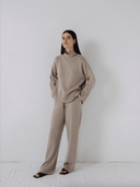 RINA Mock Neck Sweater - W.CASHMERE