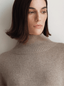 RINA Mock Neck Sweater - W.CASHMERE