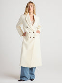 ROMANA Double Breasted Coat - W.CASHMERE