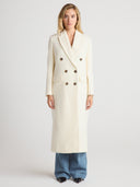 ROMANA Double Breasted Coat - W.CASHMERE