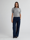 SHEILA Short Sleeves Cardigan - W.CASHMERE