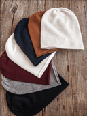 STELLA SLOUCHY BEANIE - W.CASHMERE
