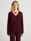 STETSON V-Neck Sweater - W.CASHMERE