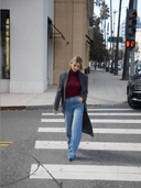 TALITA Single Breasted Wool Coat - W.CASHMERE