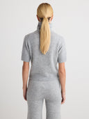 TANSY Turtleneck Short Sleeves - W.CASHMERE