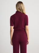 TANSY Turtleneck Short Sleeves - W.CASHMERE