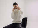 TORI Half Zip-up - W.CASHMERE