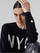 YARA CREWNECK NYC SWEATER - W.CASHMERE