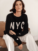 YARA CREWNECK NYC SWEATER - W.CASHMERE
