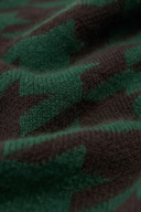 Luxury Women's Premium Cashmere Knit Loungewear Sweater in Sage | Product View