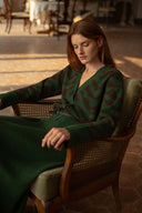 BRITTA Animal Print Cardigan - W.CASHMERE